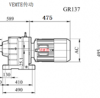 R137-Y160S4-4P-M4-0°減速機型號大全及圖紙