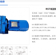 R57-Y1.1KW-4P-48.23-M2-0°減速電機(jī)型號解析