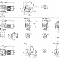 SC77 SCAF77 SCA77 SCF77減速機(jī)電機(jī)型號大全及圖紙