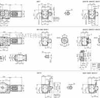 KC57 KCAF57 KCA57 KCF57減速機(jī)電機(jī)型號大全及圖紙
