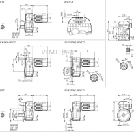 FC77 FCA77 FCF77 FCAF77減速機(jī)電機(jī)型號(hào)大全及尺寸圖紙