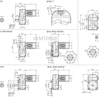 FC87 FCAF87 FCF87 FCA87減速機(jī)電機(jī)型號大全及尺寸圖