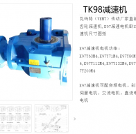 TK98-E5.5-4P-124.61-M1-Ⅲ-B減速電機(jī)型號(hào)解析