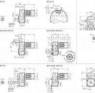 P10 PF10 PK10 PKF10減速機(jī)電機(jī)型號大全及尺寸圖紙