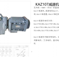 KAZ107-LHN100LD4E減速電機(jī)型號解析