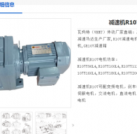 減速電機(jī)R107-245.50-2.2KW-4P-M1-0型號解析