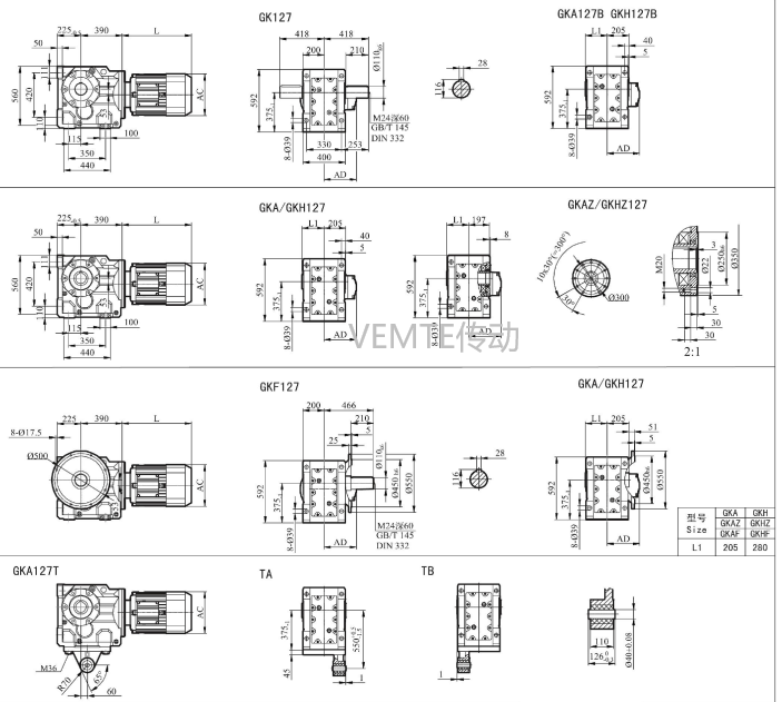 KC127減速機(jī),KCA127減速器,KCF127減速箱,KCAF127減速電機(jī).png